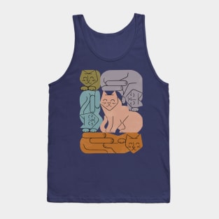 Stack of Cats No. 3 Tank Top